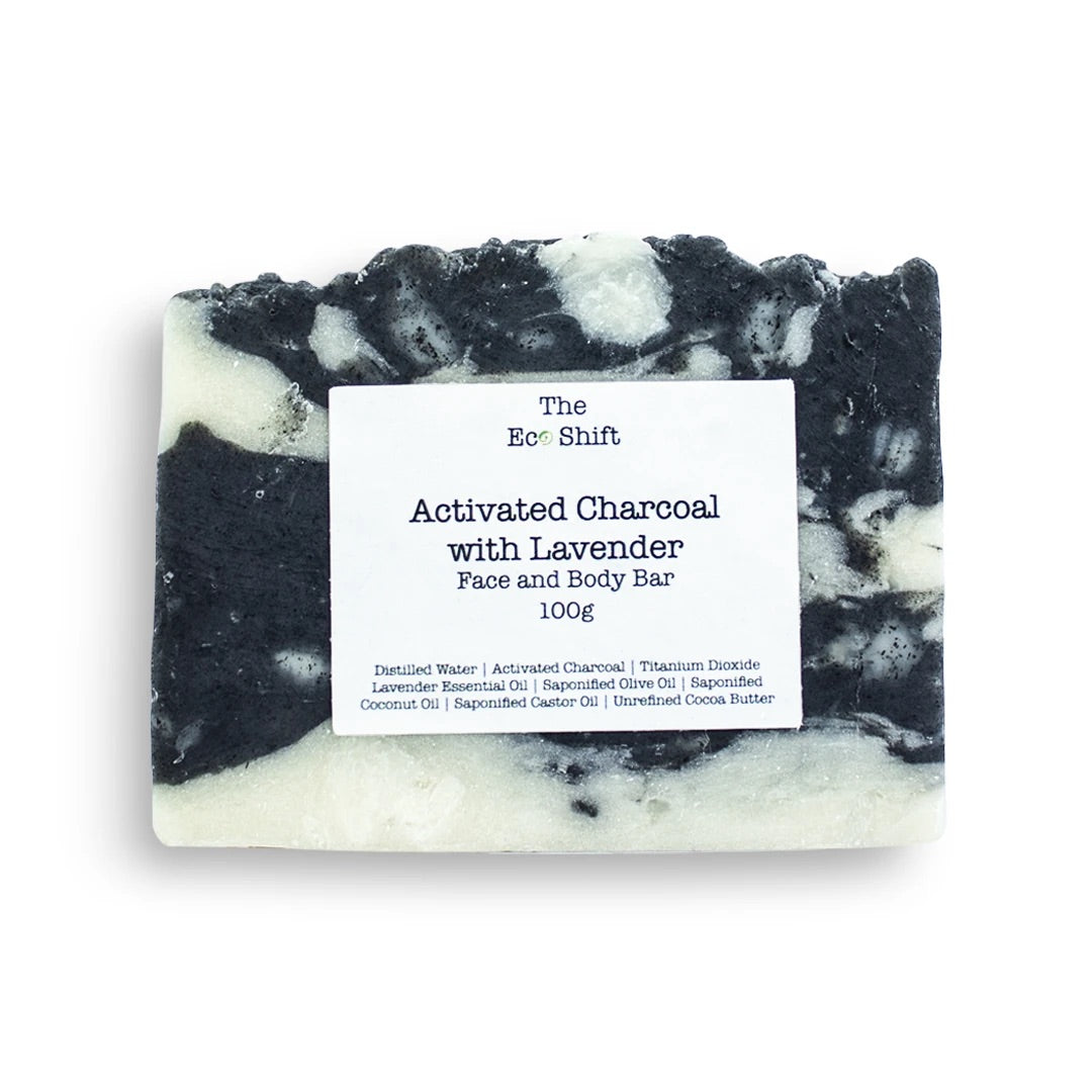Activated Charcoal with Lavender | Face & Body Bar